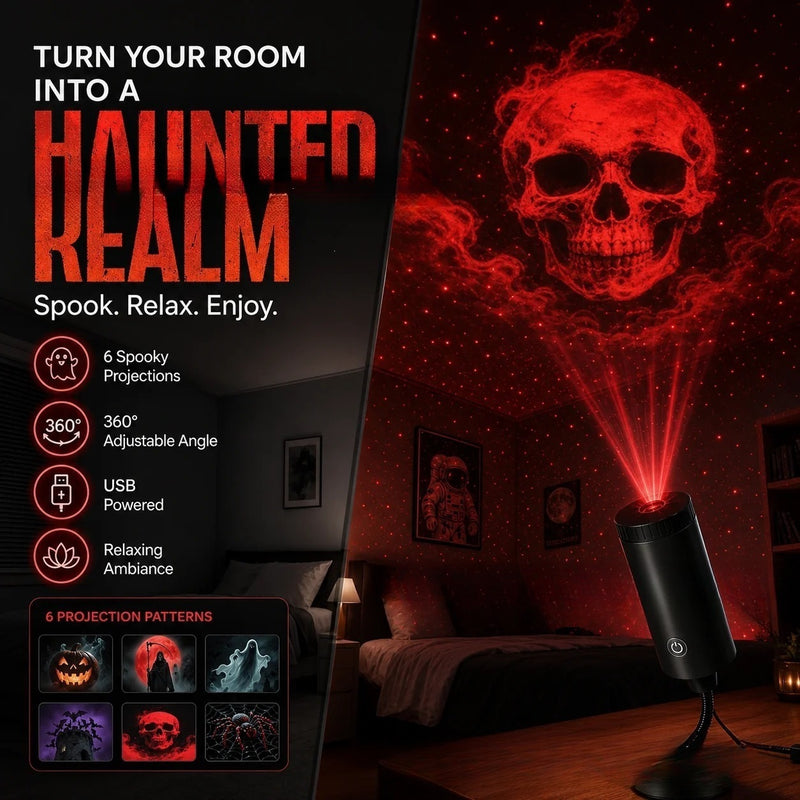 Haunted Room Halloween Projector